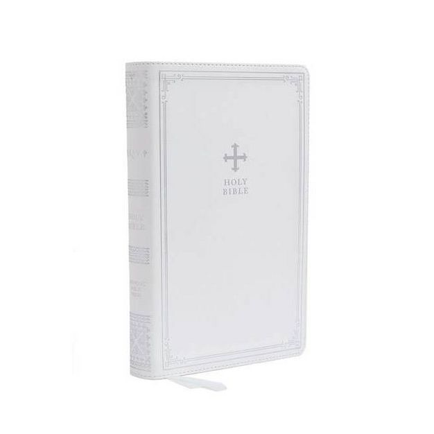 Nrsv, Catholic Bible, Gift Edition, Leathersoft, White, Comfort Print - by Catholic Bible Press (... | Target