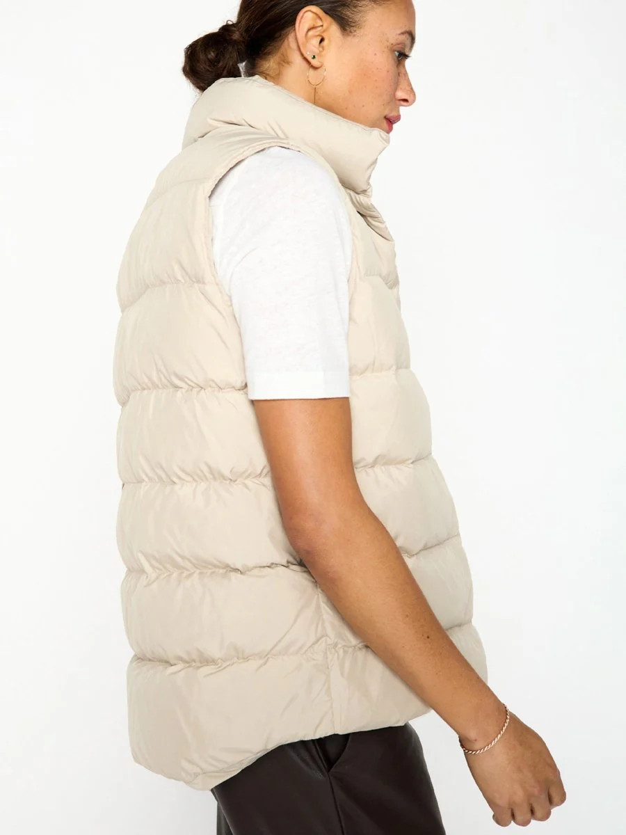 Anders Down Vest in Stone - Women's Puffer Vest - Brochu Walker | Brochu Walker