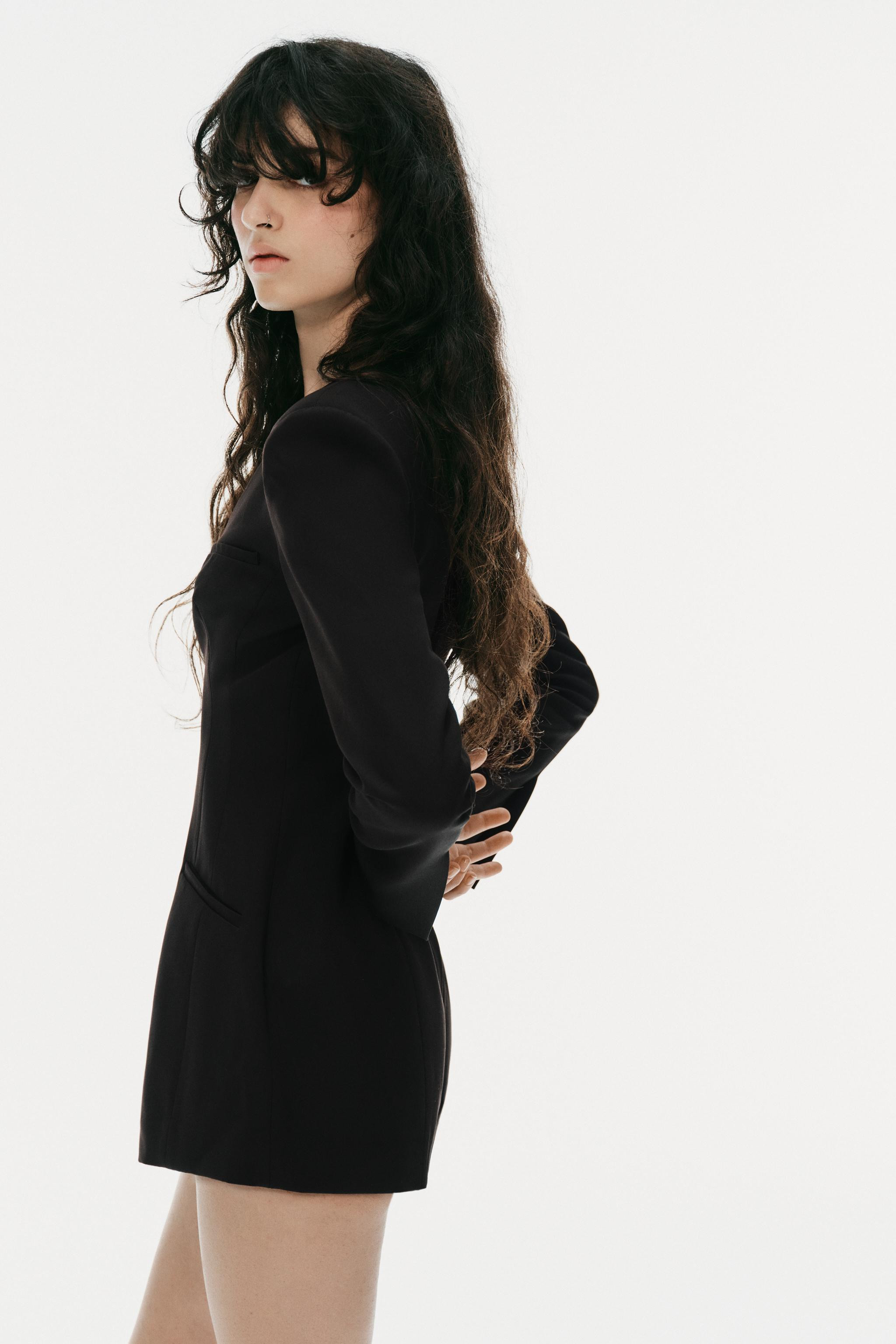 SHOULDER PAD PLAYSUIT | Zara UK