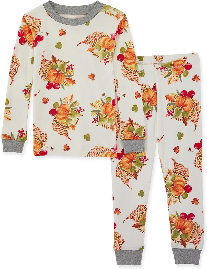 Burt's Bees Baby Baby Girls' Pajamas, Tee and Pant 2-Piece Pj Set, 100% Organic Cotton | Amazon (US)