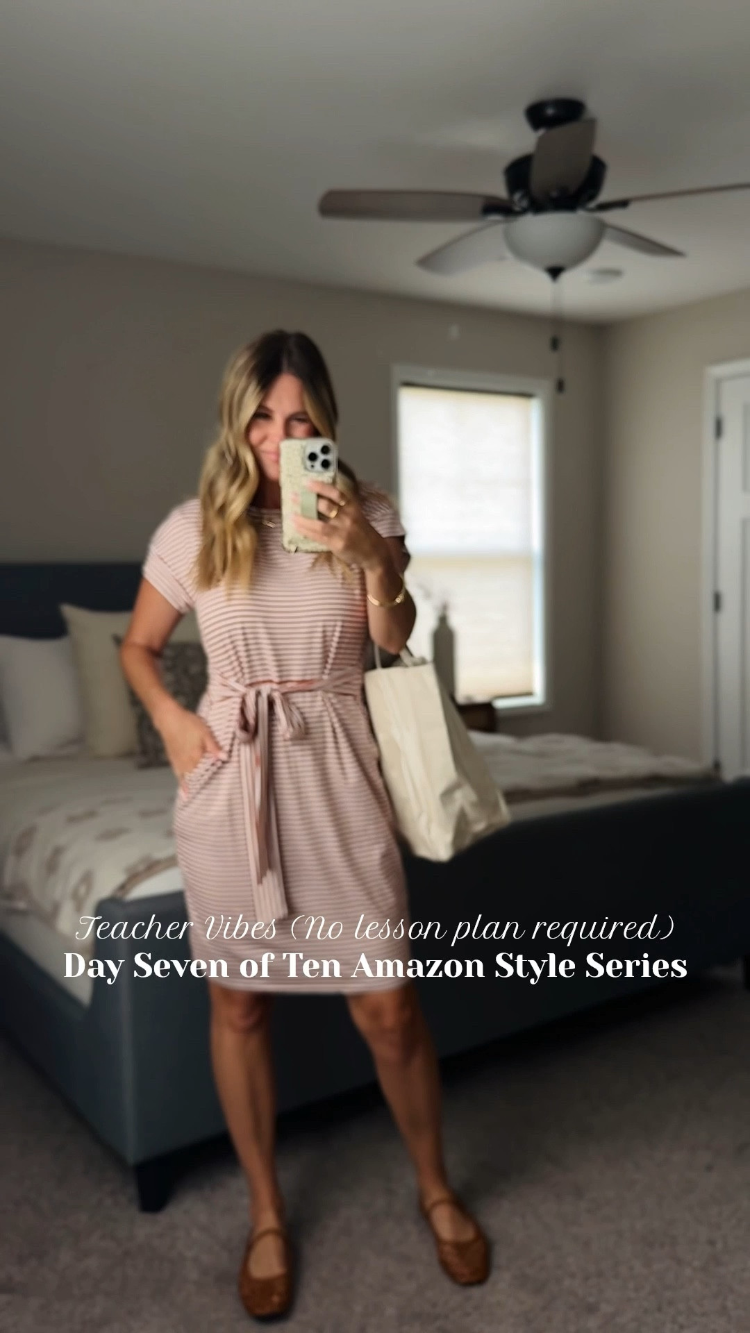 A+ looks for work, church, or anywhere you want to feel put together (and still comfy).
Just here for the polished, modest fits with zero grading and no parent emails. Outfits you can wear now for back to school and take you straight into fall. 

Day 7 of 10 of my Amazon “Teacher Vibes” series. Come back for more!

Both of these dresses are an all time Amazon fave. Such a great elevated basic for a professional look and also cute for going out too! Wearing my Amazon shapewear under it for a smooth look. 

#LTKOver40 #LTKStyleTip #LTKSeasonal