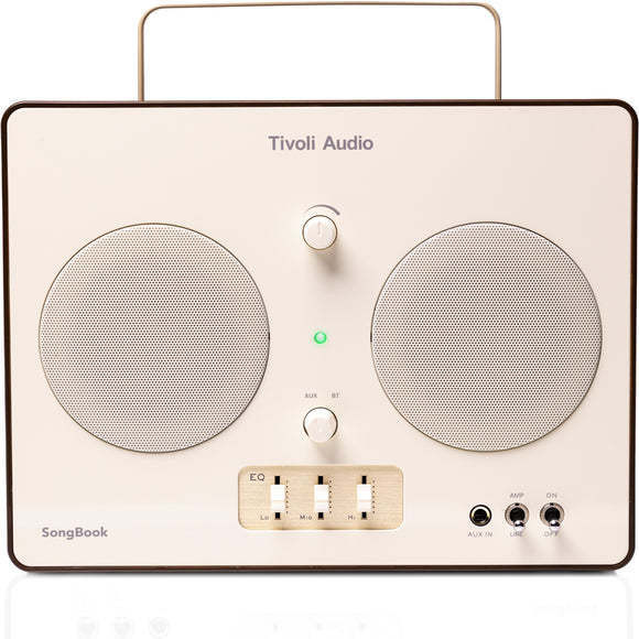 SongBook Speaker, Cream/Brown | Maisonette