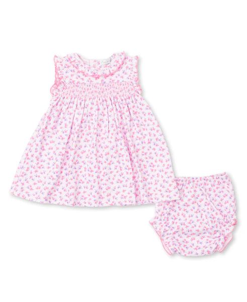 Ditsy Blooms Pink Dress Set | Kissy Kissy