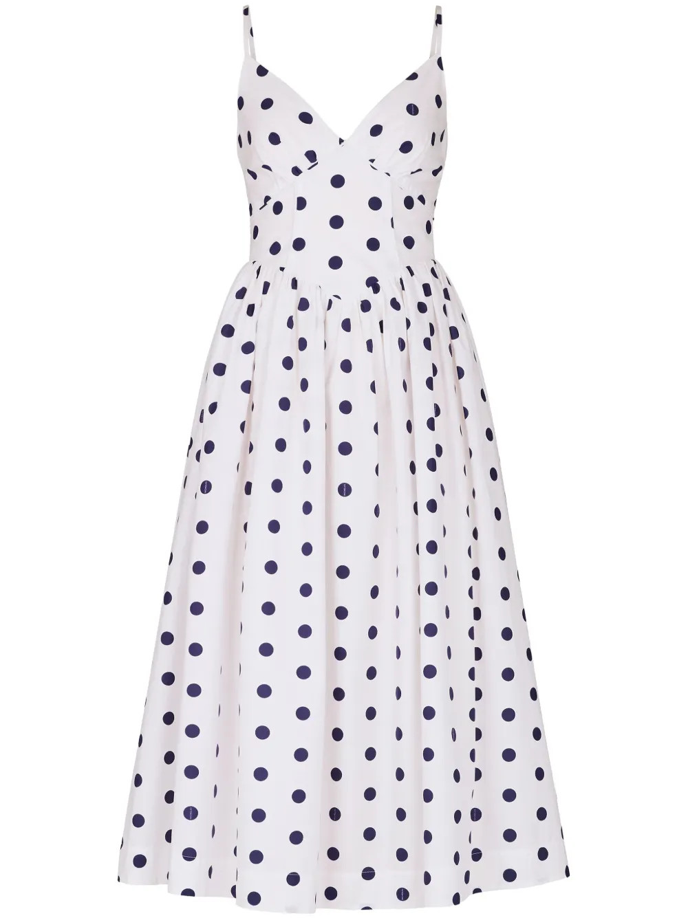Nicholas Becker Midi Dress | White | FARFETCH UK | Farfetch Global