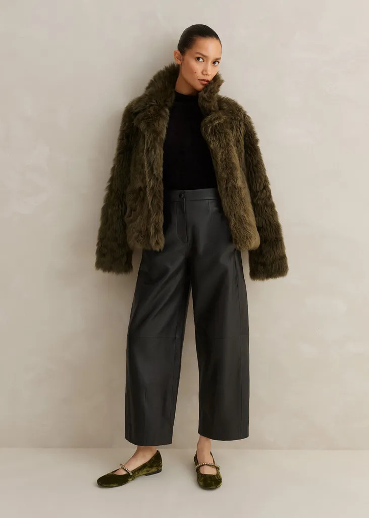 Leather Tapered Pant | ME+EM US