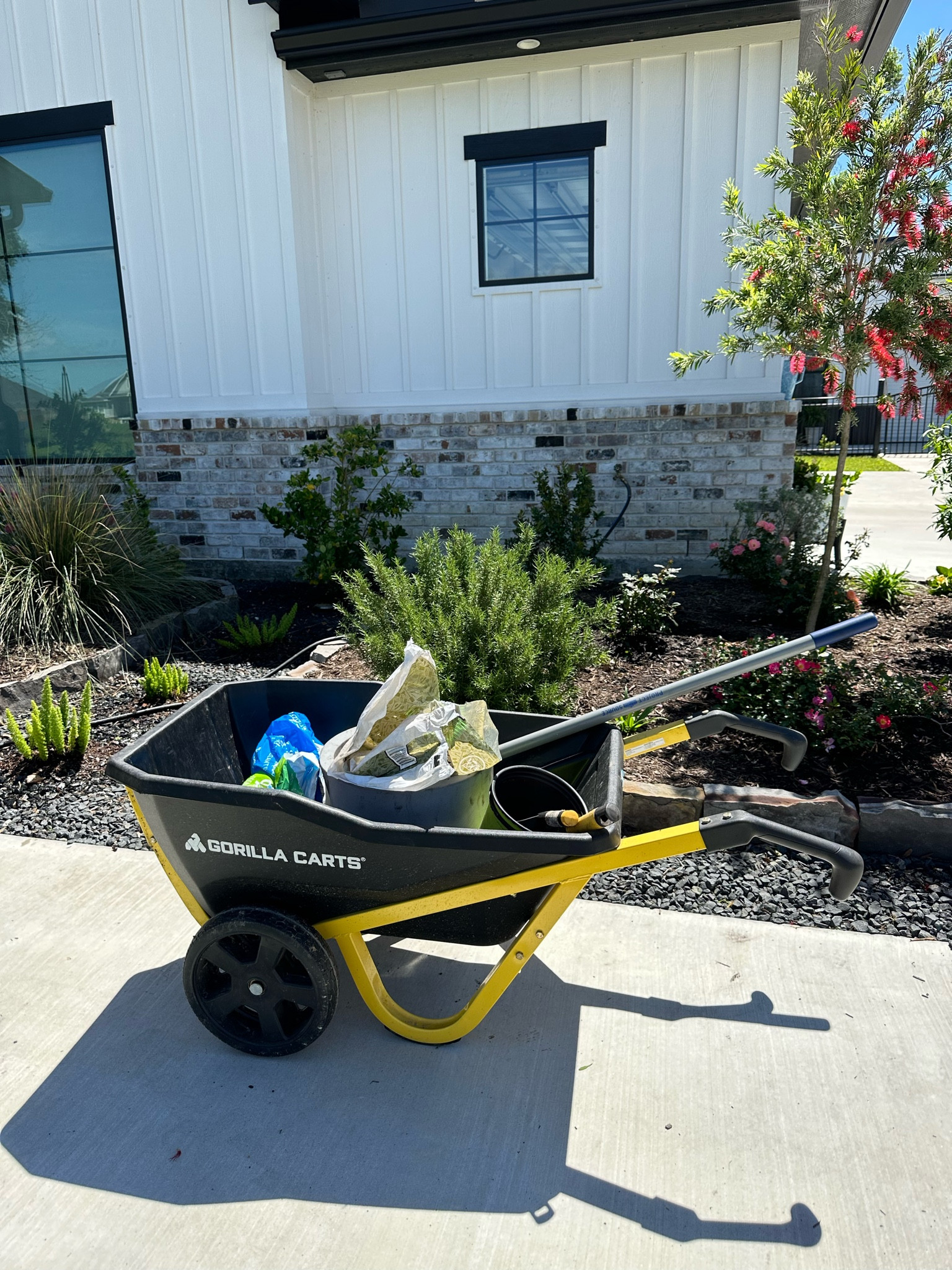 This Gorilla Cart is literally money well spent! We use it every time we need to plant, move mulch, potting soil, etc! Way better than a wheelbarrow. 

#LTKhome #LTKSeasonal