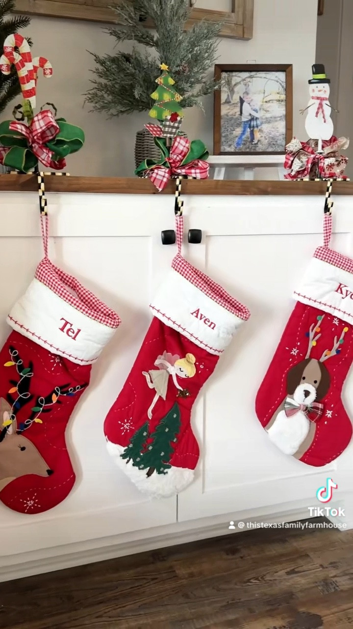Light up quilted personalized stockings are my favorite holiday pottery barn decor! Only $35 or less. We love these in our home. 🎄🎅✨

#LTKHoliday #LTKSeasonal #LTKSaleAlert