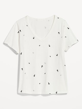EveryWear V-Neck Printed T-Shirt for Women | Old Navy (US)