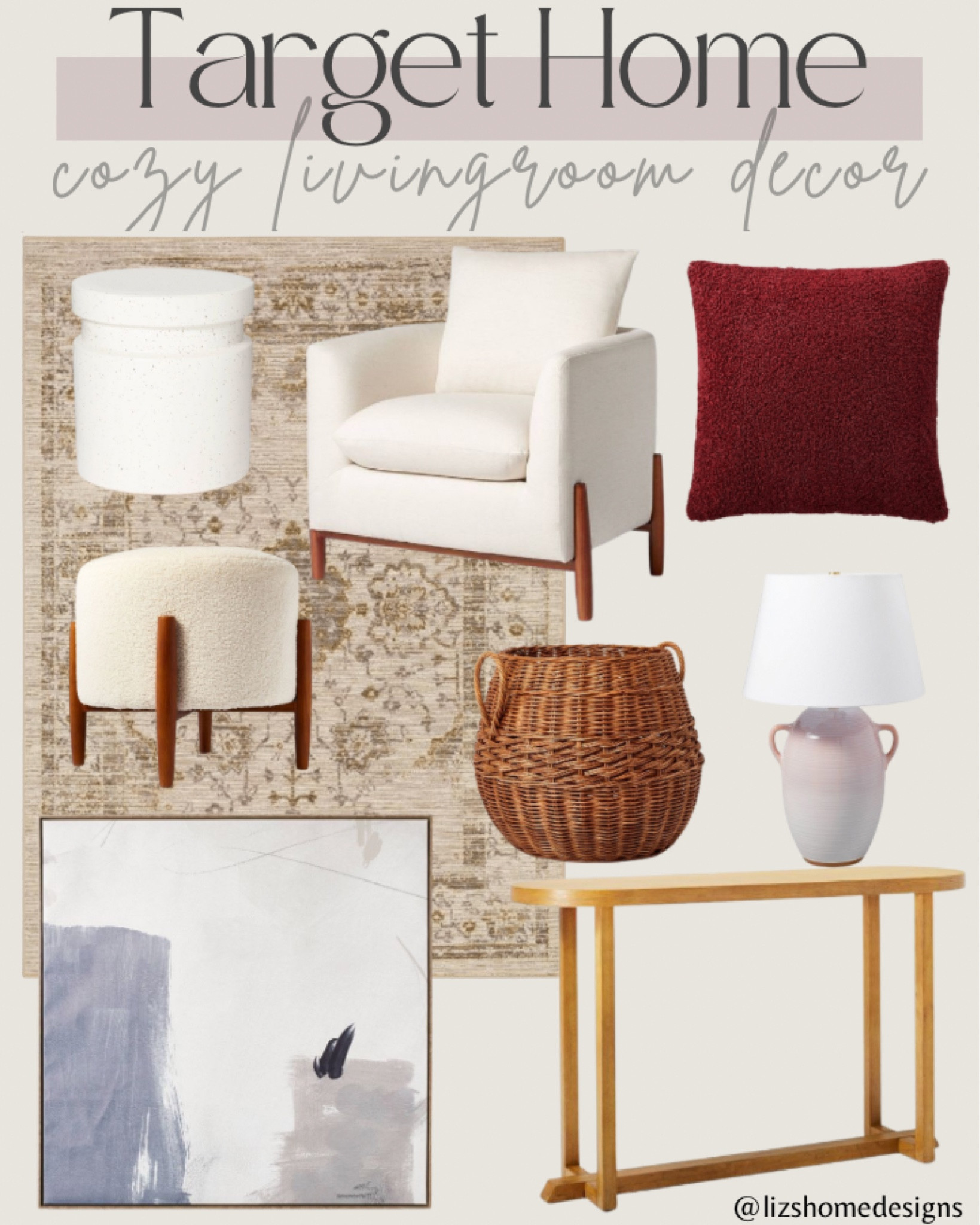 Shop this cozy living room decor from Target. Target home decor, home decor, target finds, affordable target finds.

#LTKGiftGuide #LTKFind #LTKhome