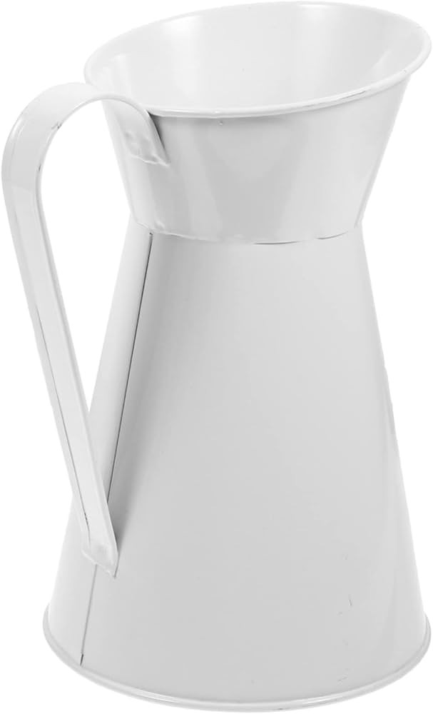 Alipis Casa Colonica Rustico Shabby Chic Di Metallo Bianco Vintage Brocca Di Latte Mini Brocca Di... | Amazon (IT)