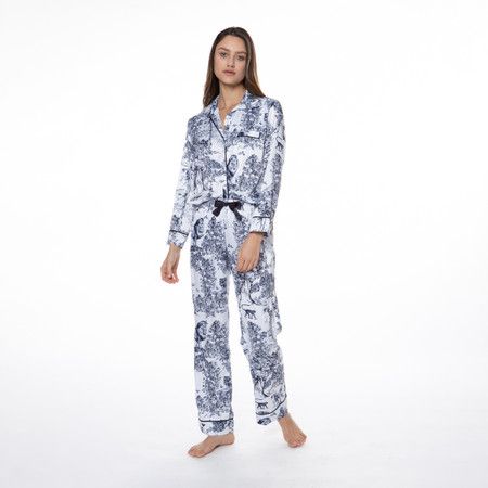 Satin Toile Pajama Set | EllandEmm