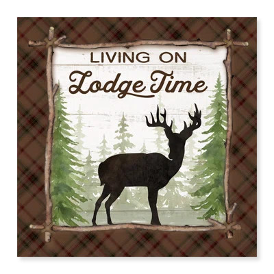 Art Print (Unframed), Living on Lodge Time by Mollie B., 16" x 20 | Wayfair North America