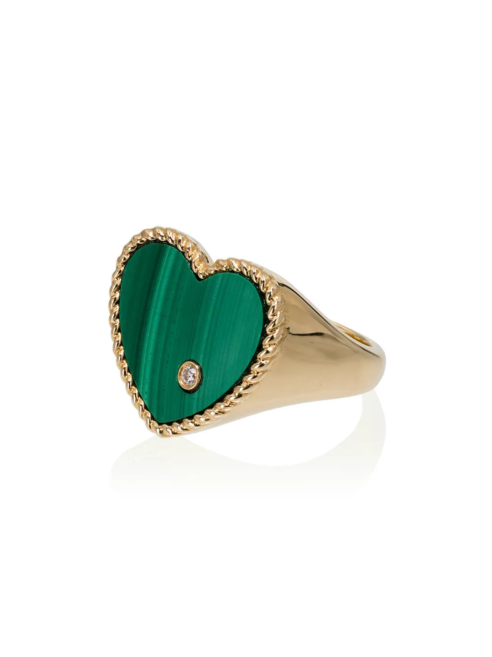 Yvonne Léon 9kt gold, Emerald And Diamond Ring | Gold | FARFETCH | Farfetch Global