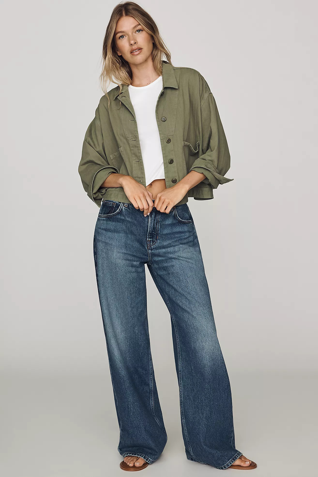 Reformation High-Rise Slouchy Wide-Leg Jeans | Anthropologie (US)