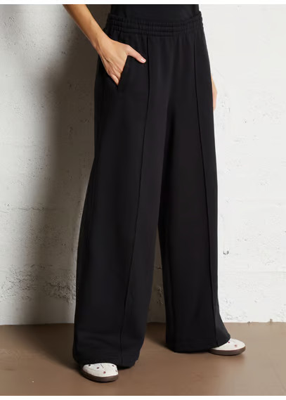 JOGGING LARGE EN COTON BLACK ADIDAS - FEMME | Place des Tendances | Place des tendances (FR)