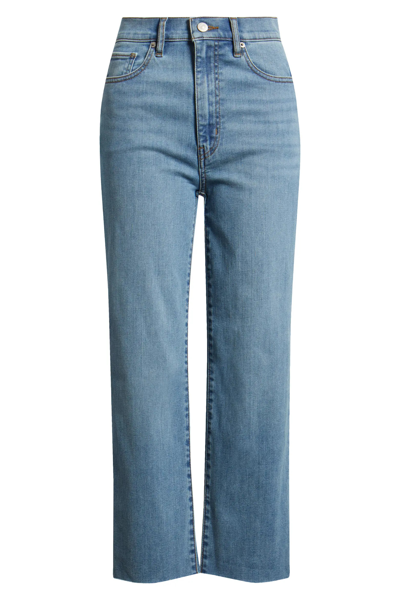 Pixie Le Sleek Straight High Waist Ankle Straight Leg Jeans (Women) | Nordstrom | Nordstrom