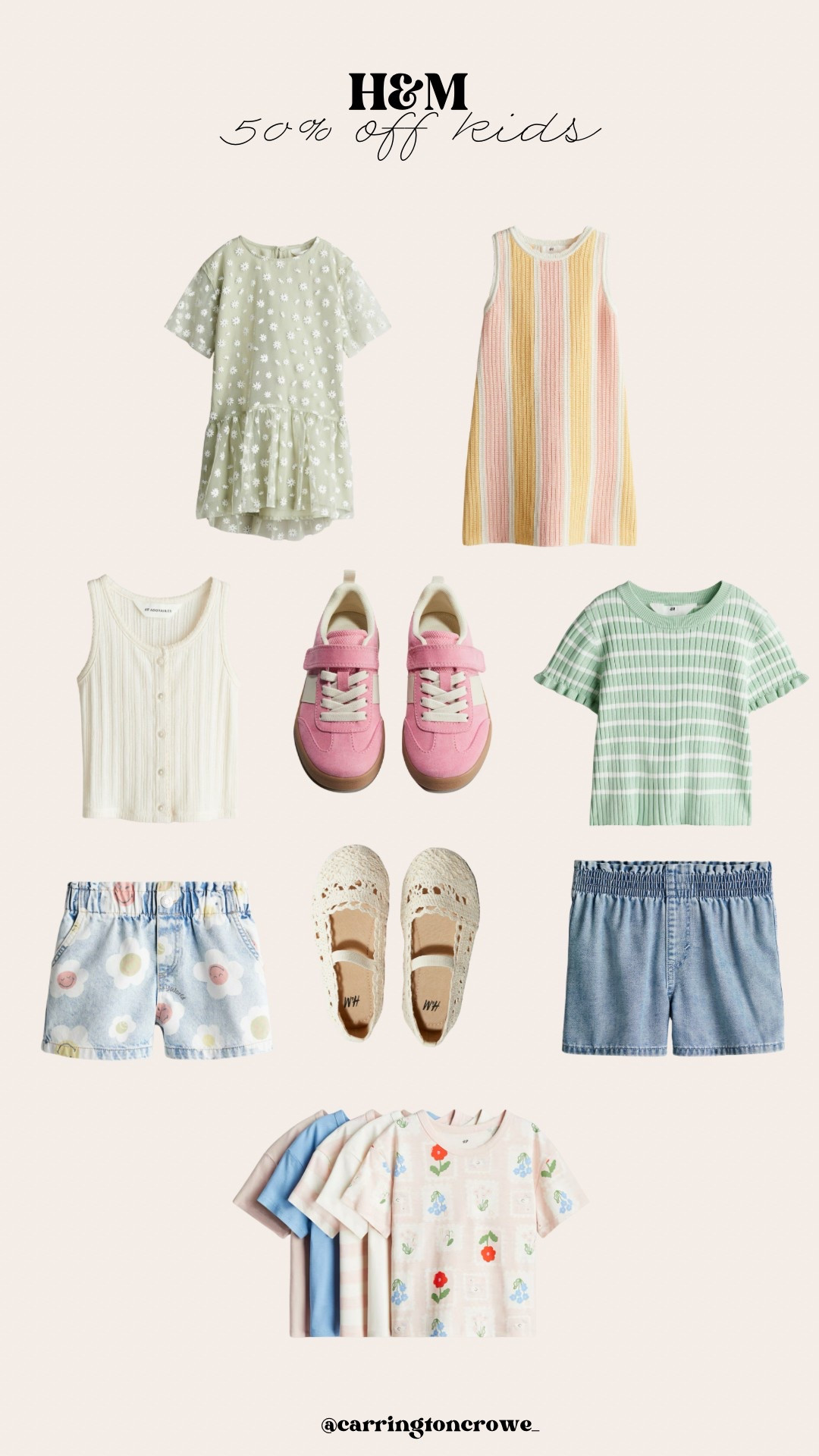 Heads up!! 50% off kids wear at H&M! Perfect for spring!

#LTKSaleAlert #LTKSeasonal #LTKKids