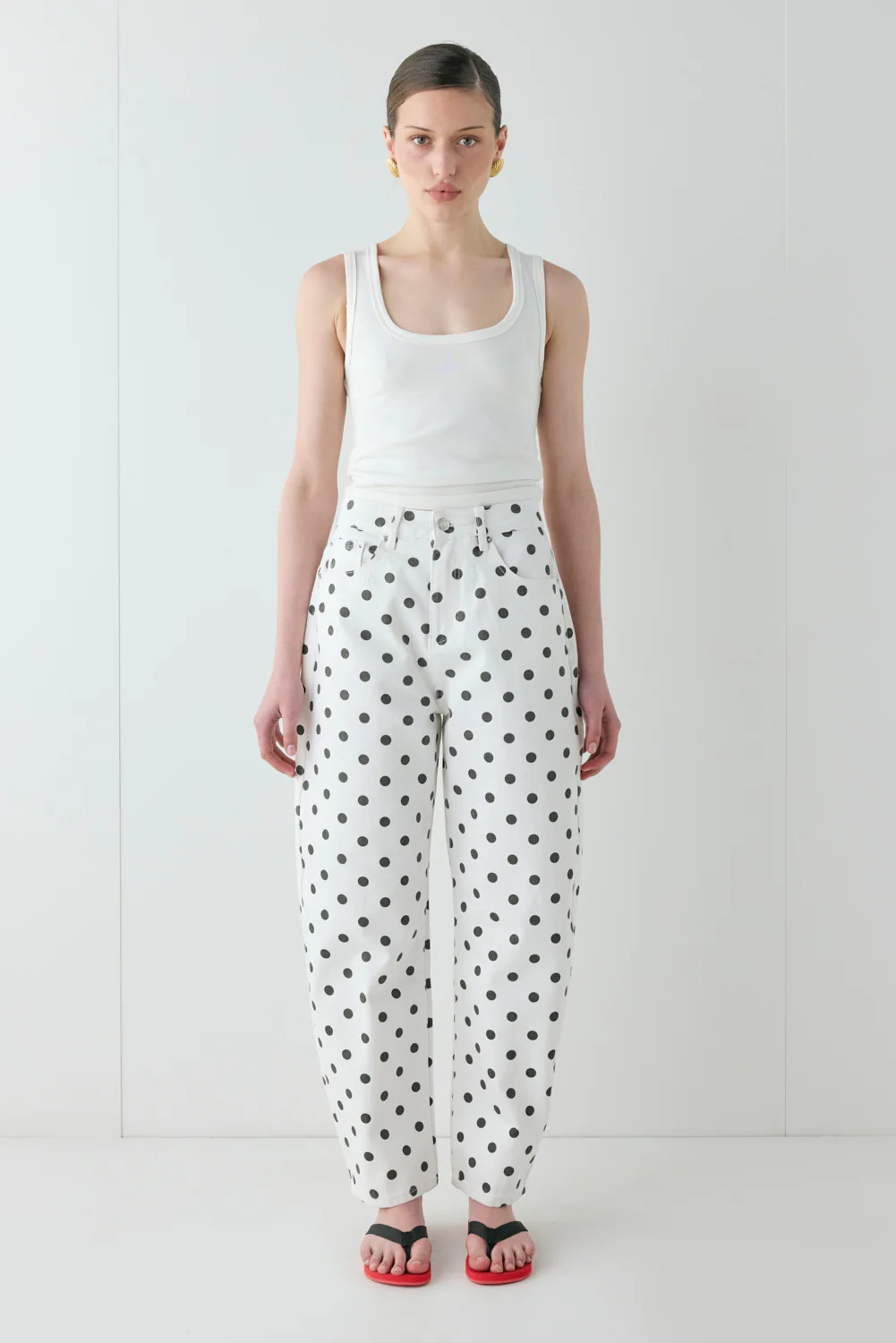 Lex Barrel Jeans Polka Dot | VRG Grl