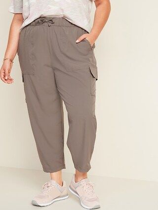 High-Waisted StretchTech Utility Plus-Size Ankle Pants | Old Navy (US)