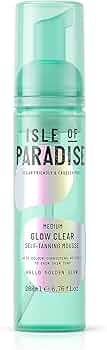 Isle of Paradise Glow Clear Self Tanning Mousse - Color Correcting Tanning Foam, Vegan and Cruelt... | Amazon (US)