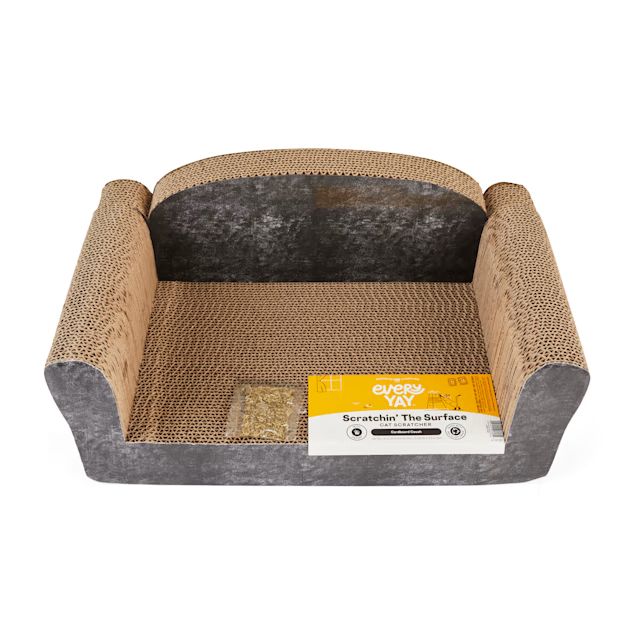 EveryYay Scratchin' the Surface Cardboard Couch Cat Scratcher in Various Styles, 19.75" L X 11" W... | Petco