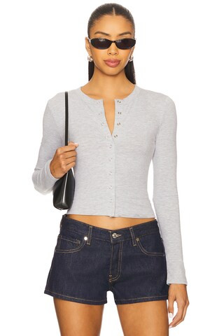 Viola Top in Grey | Revolve Clothing (Global)