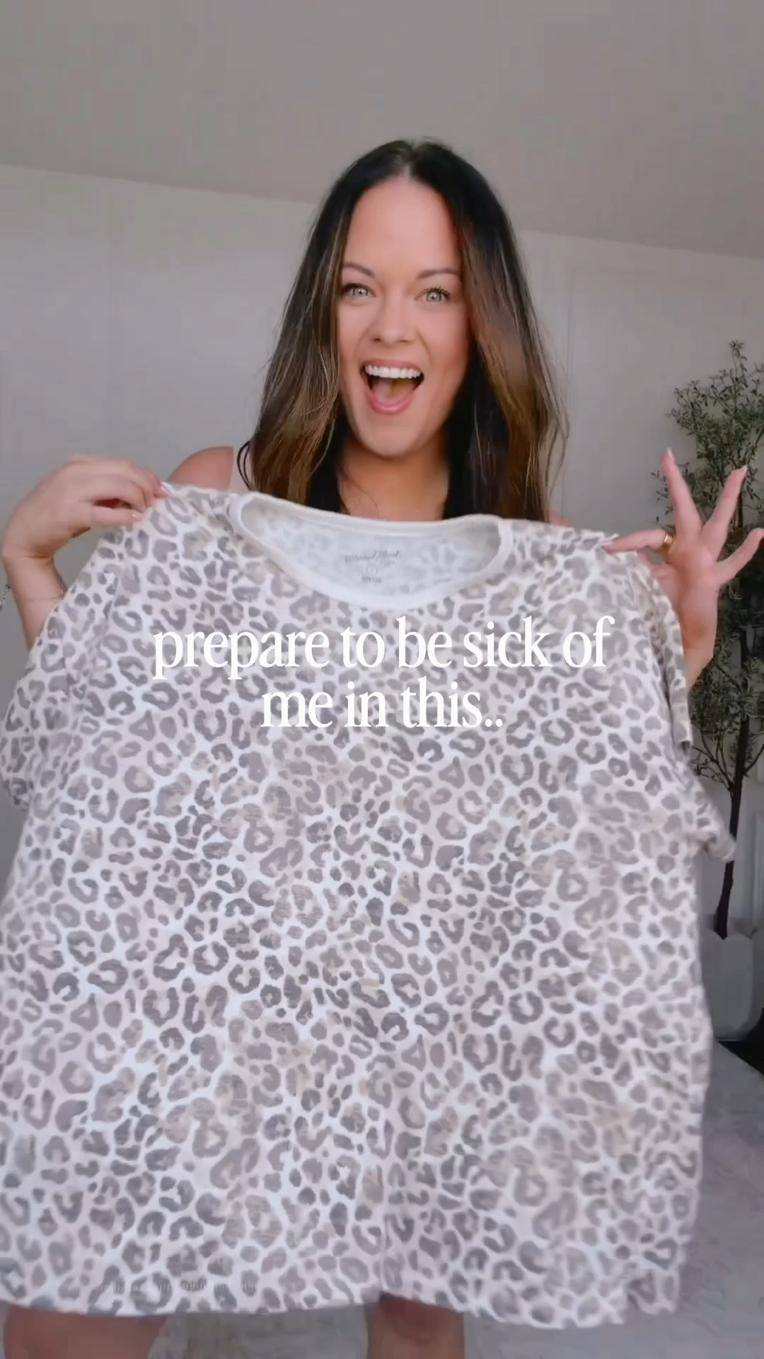 My all time favorite boyfriend tee.. now in the most perfect muted leopard print.. so soft, slouchy relaxed fit and doesn’t pull across the pooch.. perfect tucked or untucked.. I wear a large! HIGH sell out risk!!

#LTKootd #LTKmomlife #LTKMidsize