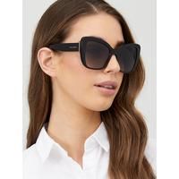 Dolce & Gabbana Oversize Sunglasses - Black | Very (UK)