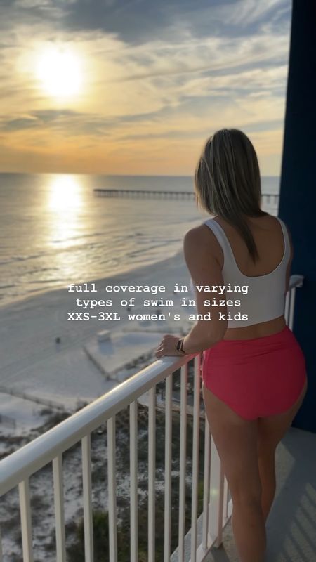 Get ready to feel your best in swim that is for EVERY body type. Full coverage in varying types of swim in sizes XXS-3XL women's and kids in all sizes. The best thing you can wear to the beach is confidence! Use discount code, EmilyW, it will be for 20% on the first 24 hours the post runs and then will be 10% after that.


#LTKSeasonal #LTKswim #LTKtravel