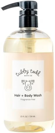 TUBBY TODD Hair + Body Wash, Baby Shampoo and Body Wash | Gentle, Natural Baby Wash for Newborns,... | Amazon (US)