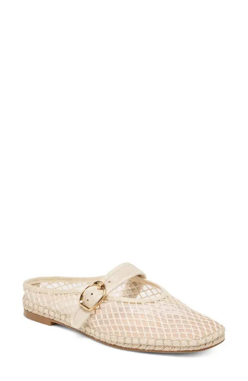 Dolce Vita Milie Mary Jane Flat in Ecru Woven Mesh at Nordstrom, Size 9.5 | Nordstrom