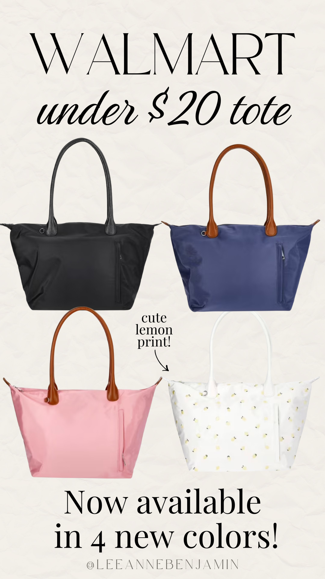 under $20 everyday tote now in 4 new colors! 

 #LTKSeasonal #LTKActive #LTKTravel