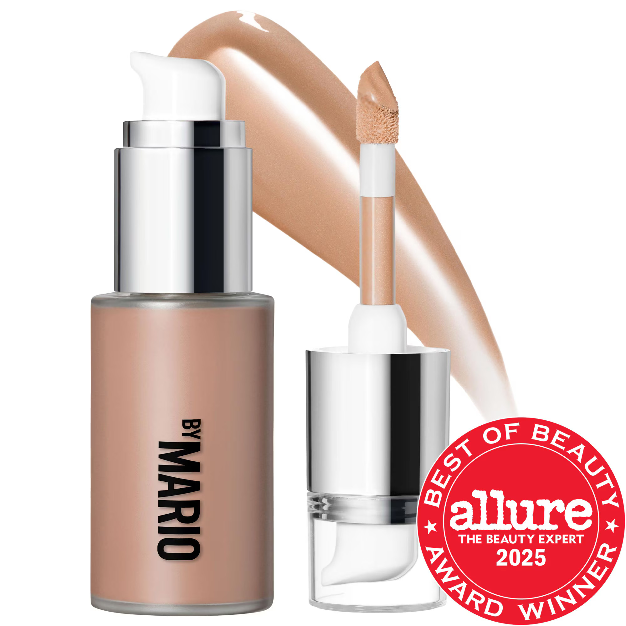 MAKEUP BY MARIO Softsculpt Multi-Use Bronzing & Shaping Serum with Hyaluronic Acid Fair 1.01 oz | Sephora (US)