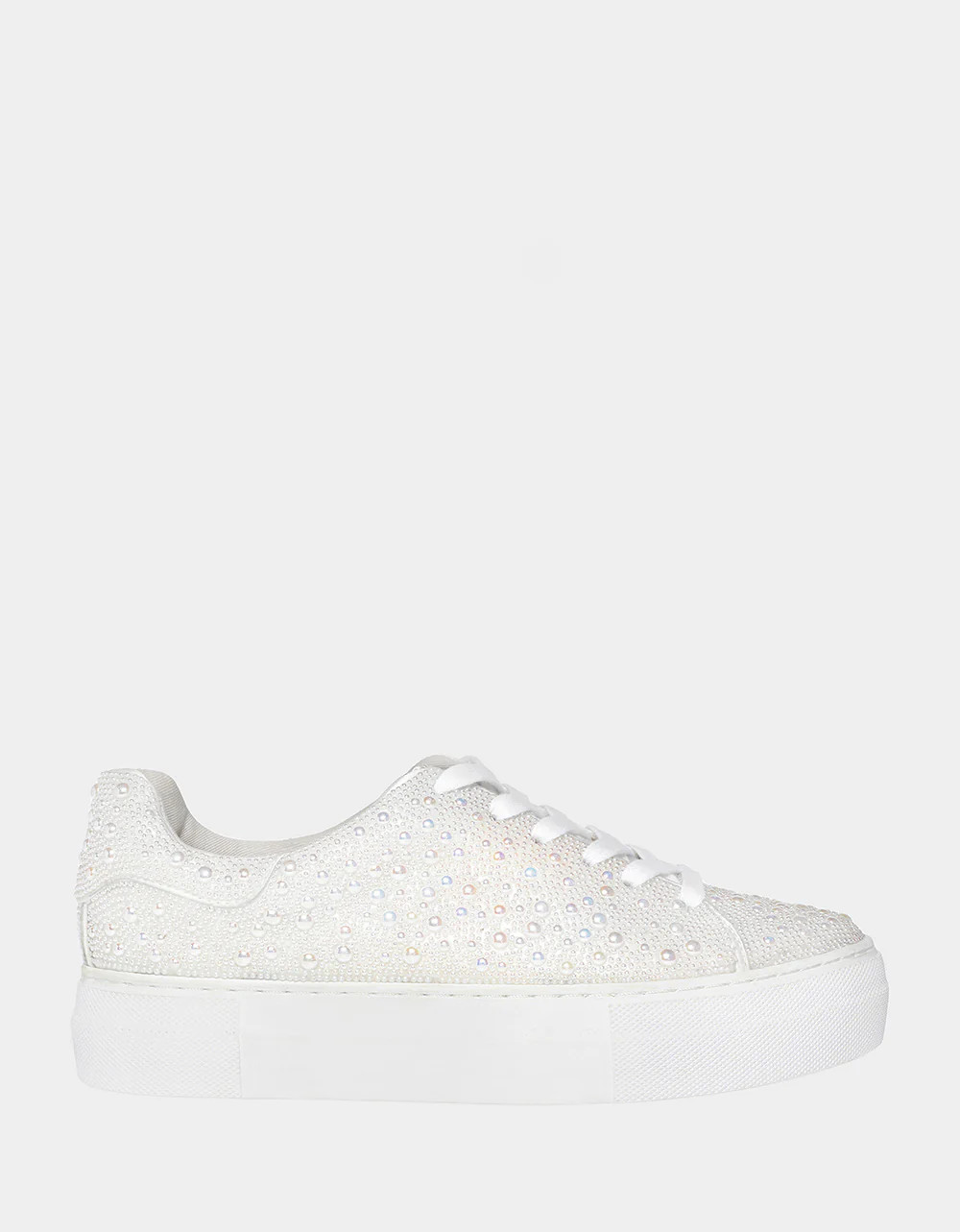 SB-SIDNY IVORY Pearl Sneaker | Women’s Pearl Sneakers | Betsey Johnson