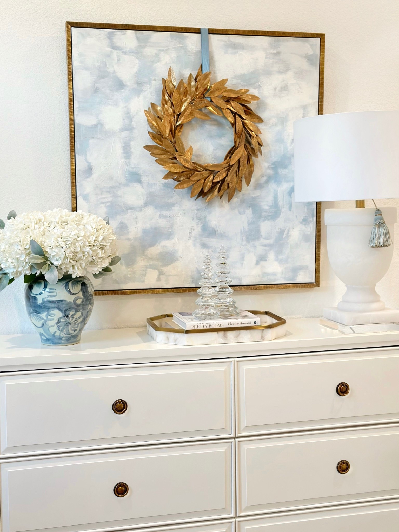 Amazon faux hydrangeas ✨🤍 so pretty and realistic! 

#LTKFindsUnder50 #LTKSaleAlert #LTKHome