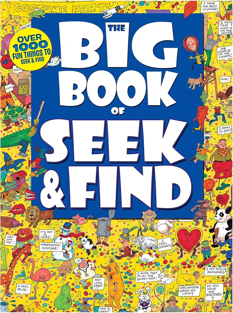The Big Book of Seek & Find – Spooky Hidden Object Picture Puzzle Book for Kids | Seek and Find... | Amazon (US)