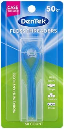 Amazon.com: DenTek Floss Threaders | For Braces, Bridges, and Implants | 50 Count (Pack of 1): Be... | Amazon (US)