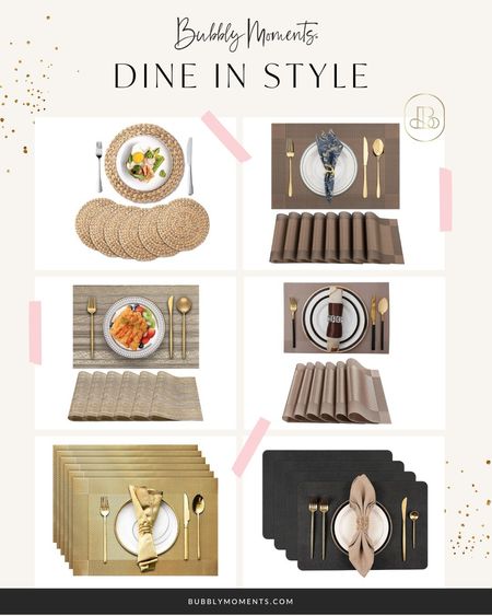 Amazon Placemats: The Perfect Dining Upgrade! Turn every meal into a celebration with these chic and practical placemats. Designed to complement any table setting, they bring elegance and protection to your dining space. Explore the best placemats on Amazon and dine in style! 🌟🍽️ #AmazonHome #DiningInStyle #Placemats #TableDecor #HomeDecor #ElegantDining #DiningEssentials #AmazonFinds #ChicHome #TableSetting #DiningRoomStyle #LTKhome #LTKstyletip #LTKsalealert

#LTKhome #LTKstyletip #LTKfamily