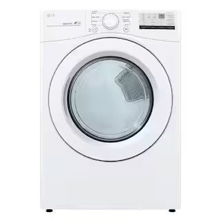 7.4 cu. ft. Vented Smart Electric Dryer with Sensor Dry in White | The Home Depot