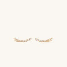 Pavé Diamond Climbers - $550 | Mejuri (Global)
