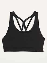 Medium Support PowerPress Strappy Sports Bra for Women XS-XXL | Old Navy (US)