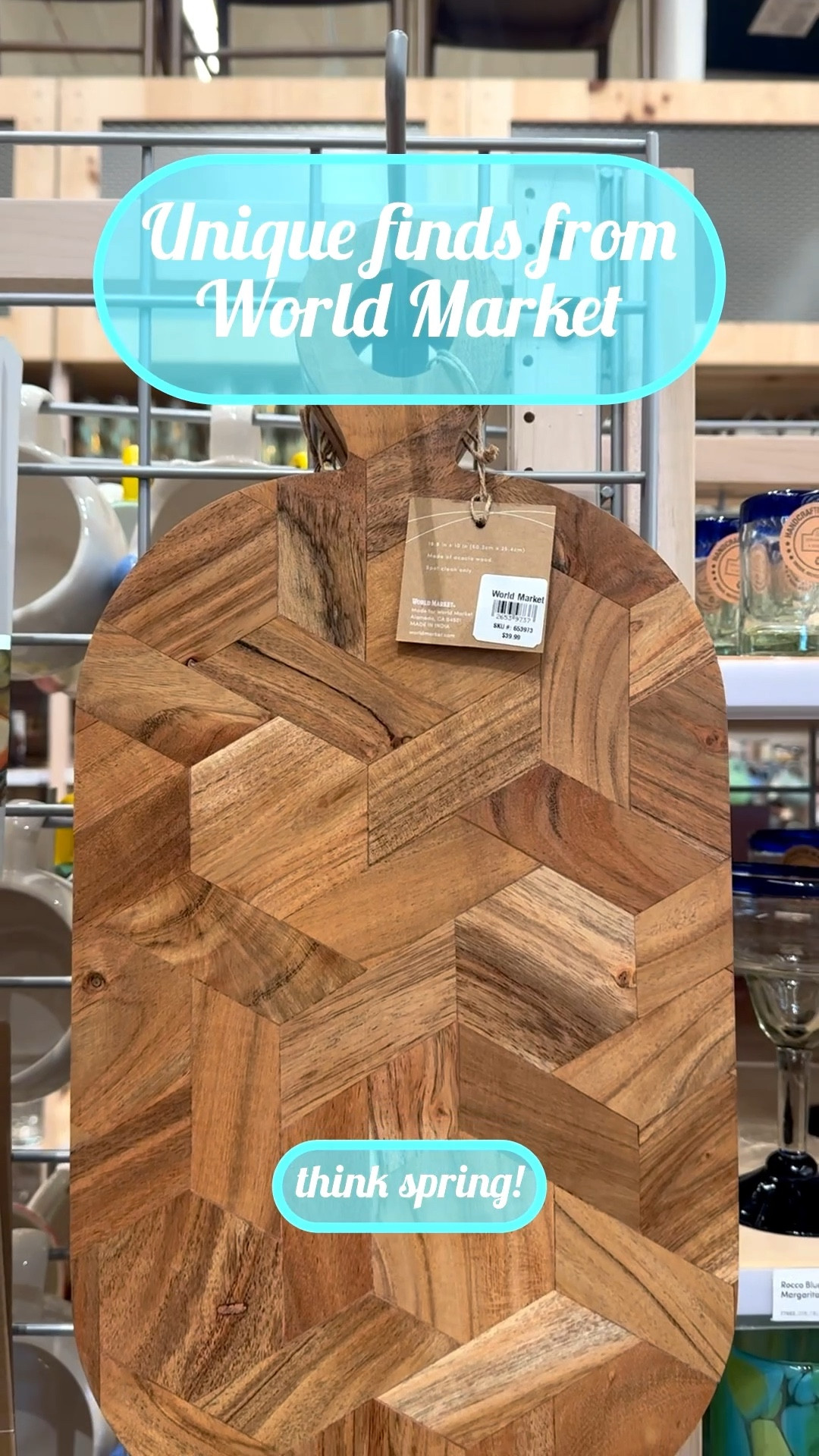 I wish we had a #WorldMarket closer. So many unique and fun finds. #outdoorparty #eastertable #springtable  #greenpan 

#LTKSeasonal #LTKSpringSale #LTKHome