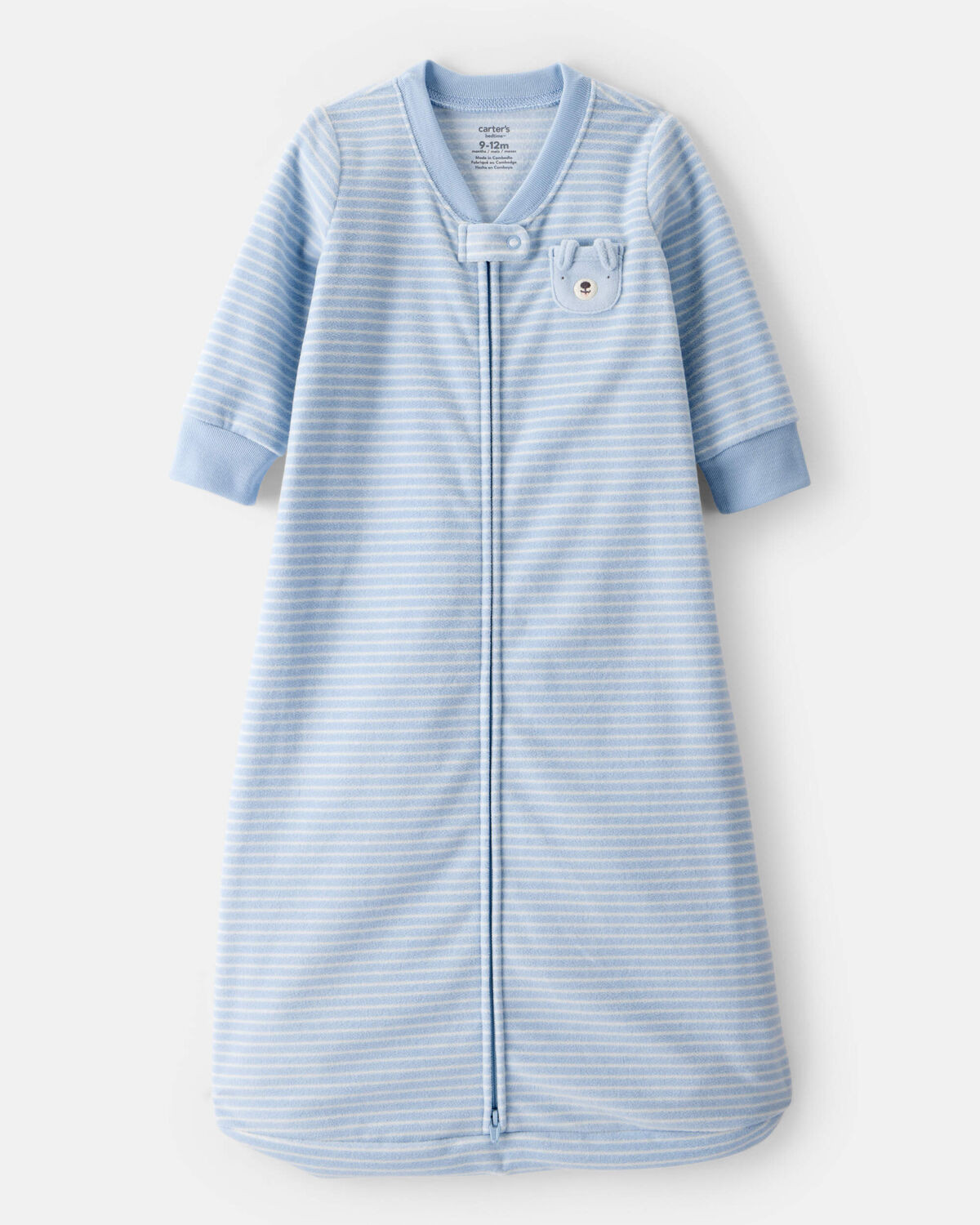 Baby Dog Loose Fit Long-Sleeve Wearable Blanket - Blue | Carter's Inc