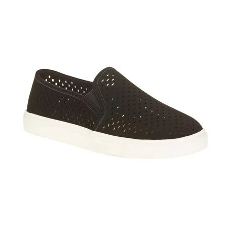 Women's Time And Tru Perferated Twin Gore Slip On | Walmart (US)