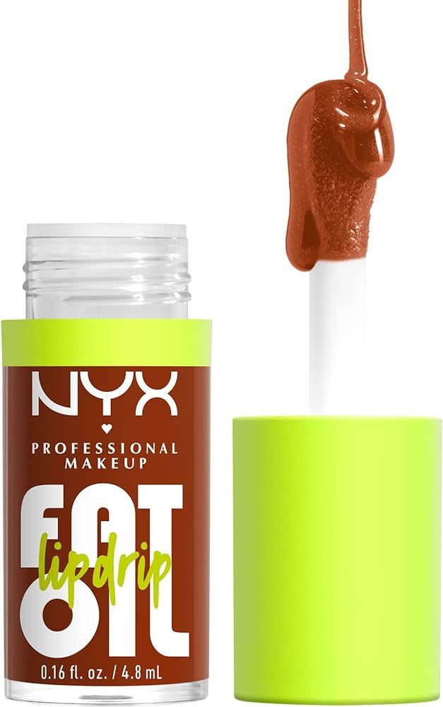 NYX PROFESSIONAL MAKEUP, Fat Oil, Lip drip, 12HR Hydration, Non-sticky, High Shine Finish, Comfor... | Amazon (CA)