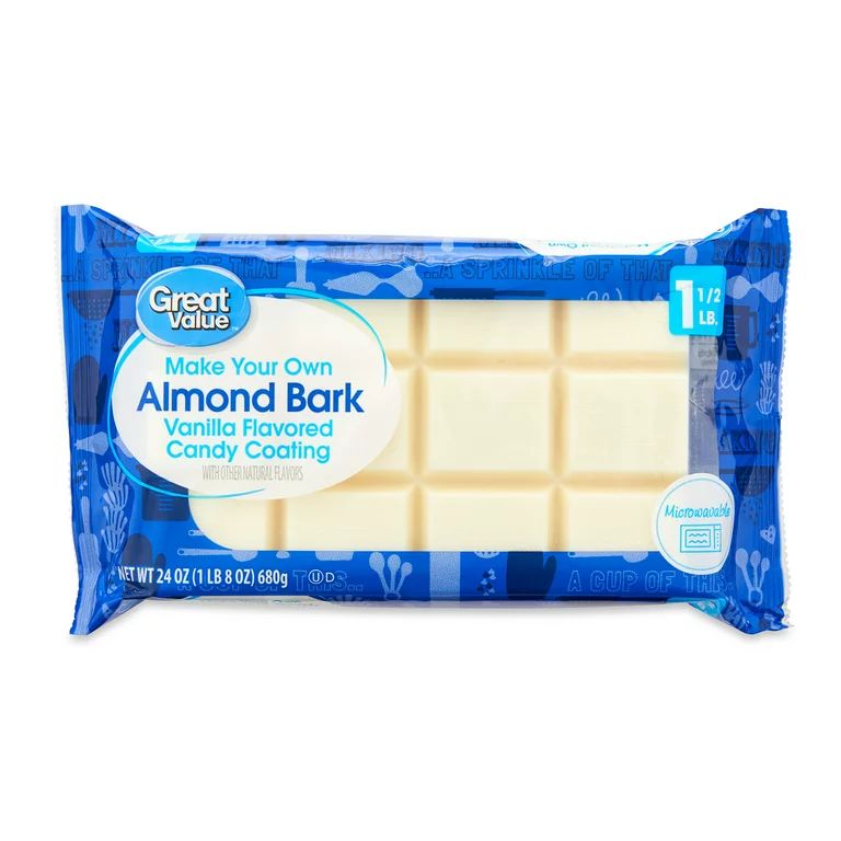Great Value Almond Bark, Vanilla, 24 oz Bar, Bag | Walmart (US)