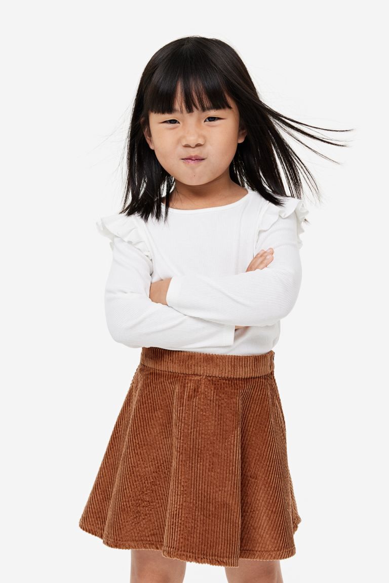 A-line Skirt - Brown - Kids | H&M US | H&M (US + CA)
