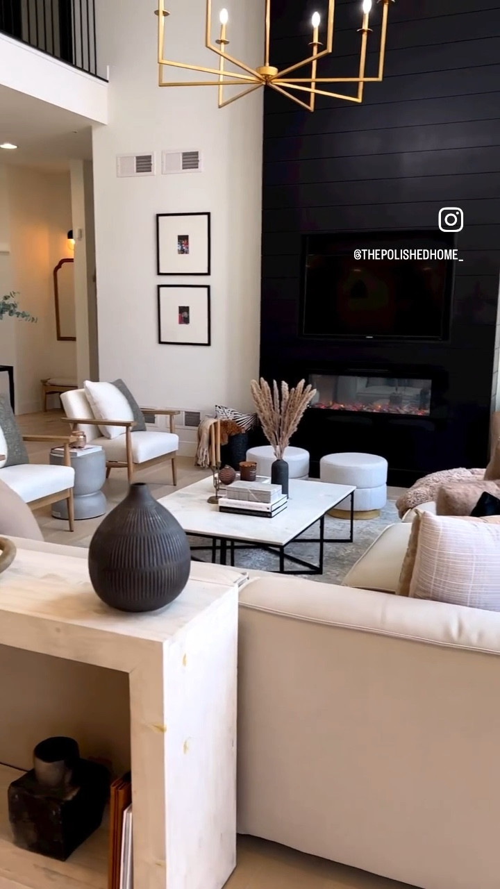 Arhaus Coburn Sectional, neutral decor, faux olive tree, Target, Target finds, accent chairs, ottomans, black picture frames, marble table, crate and barrel, Silviano console table

#LTKhome