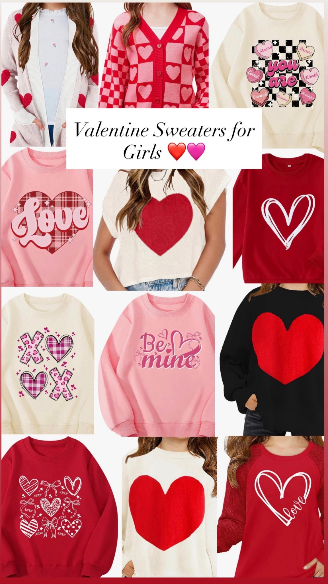 Valentine, sweaters for girls! These are the best!

#LTKValentine #LTKKids