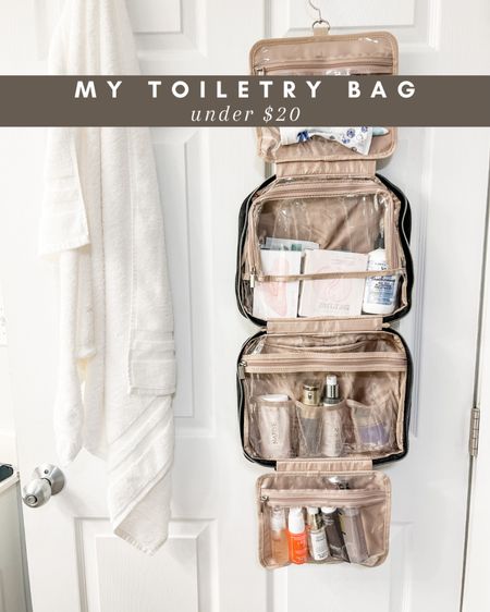 Under $20 for my toiletry bag! I don’t travel without this. It holds everything in one place and has a hook so I can see everything 👏🏼 all colors on sale now! 

Toiletry bag, cosmetic bag, makeup bag, overnight bag, luggage, vacation, travel essentials, beauty finds, Amazon beauty, Amazon, amazon favorites, Amazon finds, Amazon must haves, Amazon sale, sale finds, sale alert, sale #amazon #amazonbeauty




#LTKSaleAlert #LTKTravel #LTKFindsUnder50